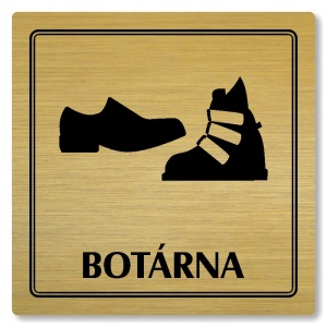 Botárna, 148x148mm, zlatá, Utah
